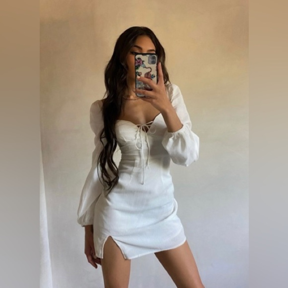Princess Polly Alena Mini Dress White